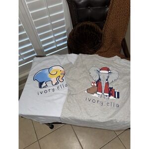 Ivory Ella Crew Neck NWOT T-Shirt Tees Long Sleeve Size  S  Lot